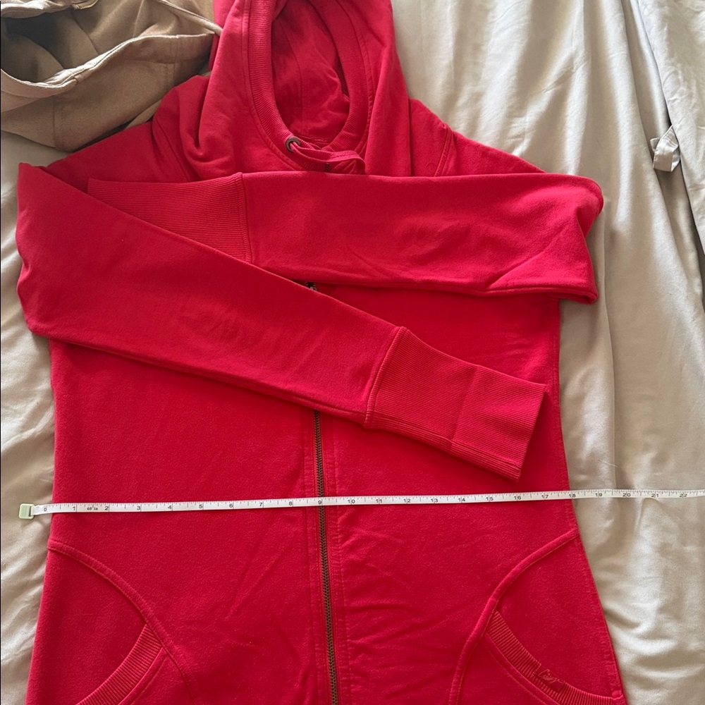 Garage Red Zip-Up Hoodie - Picture 12 of 14